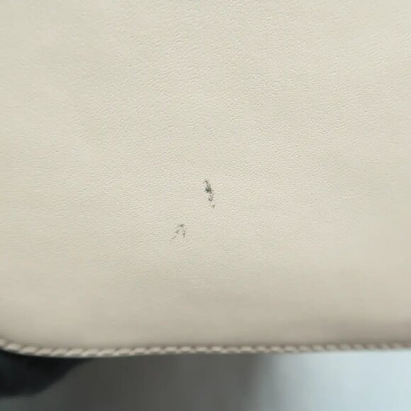 100% Authentic FENDI Mon Tresor Beige&Orange Leather Satchel 999-102424 - Picture 9 of 12